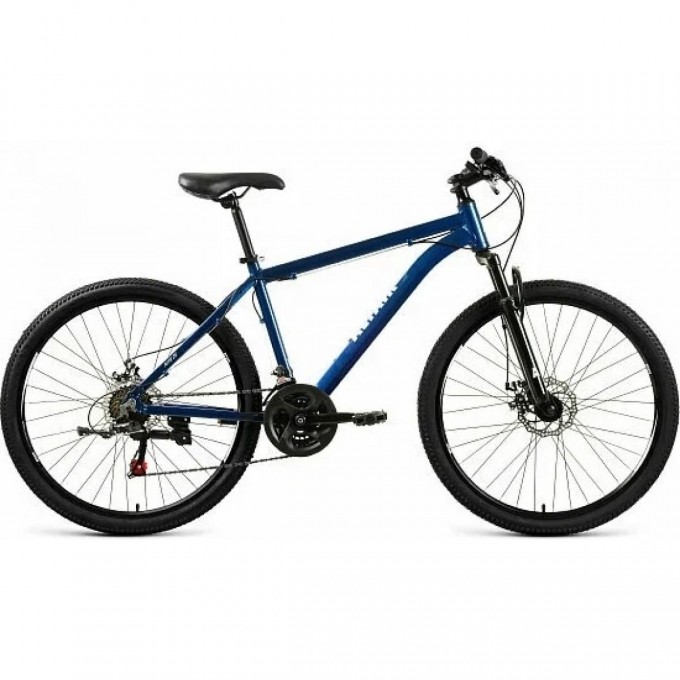 Велосипед ALTAIR 26 DISK 26", рама 17", темно-синий/серебристый, 2021 RBKT1M36GK03