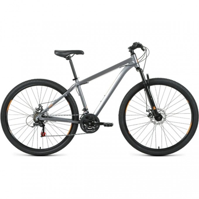 Велосипед ALTAIR 29 DISK 29", рама 17", темно-серый/оранжевый, 2021 RBKT1M39GK02