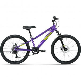 Велосипед ALTAIR AL 24 D 11 Фиолетовый / Зеленый 2022