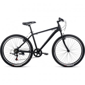 Велосипед ALTAIR AL 26 VV 26", рама 17", черный матовый/черный, 2022