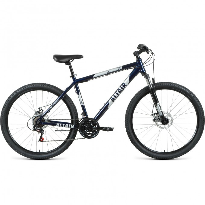 Велосипед ALTAIR AL 27,5 D 15 Синий / Серебристый 2021 RBKT1M37G021