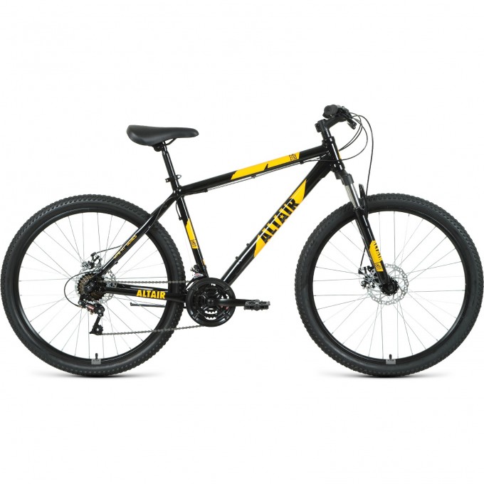 Велосипед ALTAIR AL 27,5 D 19 Черный / Оранжевый 2021 RBKT1M37G025