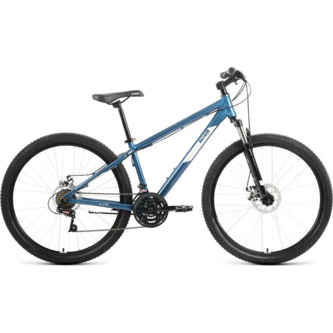 Велосипед ALTAIR AL 27,5 D 27,5", рама 17", темно-синий/серебристый, 2022 RBK22AL27230