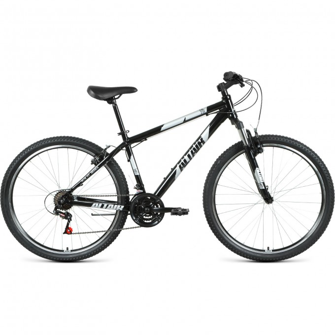 Велосипед ALTAIR AL 27,5 V 19 Черный / Серебристый 2021 RBKT1M67Q013