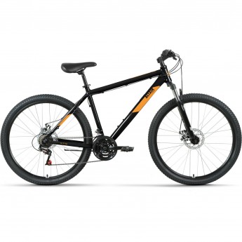 Велосипед ALTAIR AL 27,5 V 27,5", рама 19", черный/оранжевый, 2021