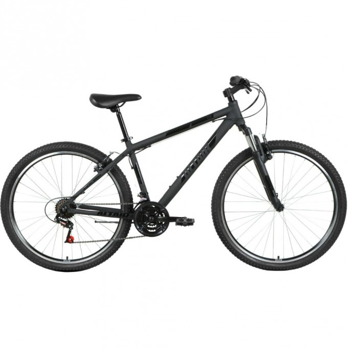Велосипед ALTAIR AL 27,5 V FR 27,5", рама 17", черный матовый/черный, 2022 RBKT1M67Q010-FR