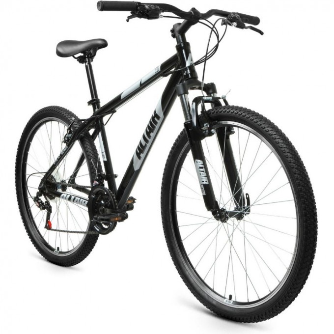 Велосипед ALTAIR AL 27,5 V FR 27,5", рама 19", черный/серебристый, 2022 RBKT1M67Q013-FR
