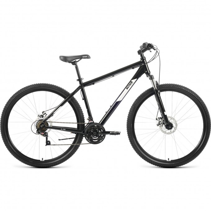 Велосипед ALTAIR AL 29 D 17 Черный / Серебристый 2022 AL29D17black/silver22