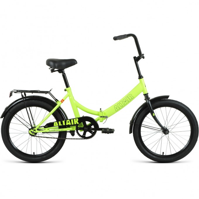 Велосипед ALTAIR CITY 20 14 Зеленый / Черный 2021 CITY2014green/black21