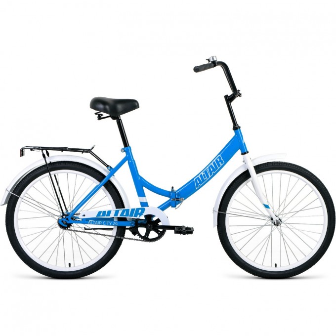 Велосипед ALTAIR CITY 24 16 Голубой / Белый 2020 CITY2416blue/white20