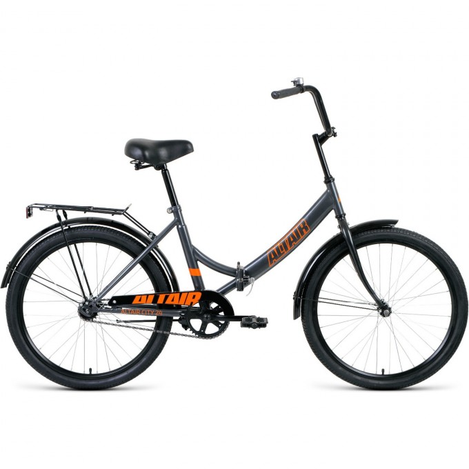 Велосипед ALTAIR CITY 24 16 Серый / Оранжевый 2020 CITY2416grey/orange20