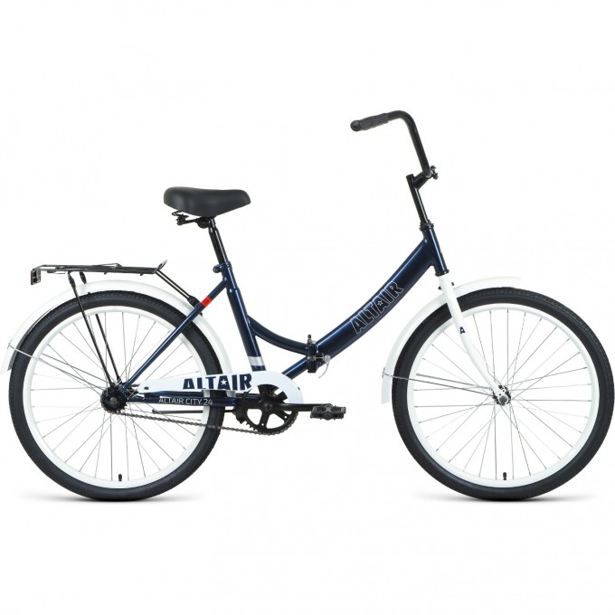 Велосипед ALTAIR CITY 24 16 Синий / Серый 2021 CITY2416blue/grey21
