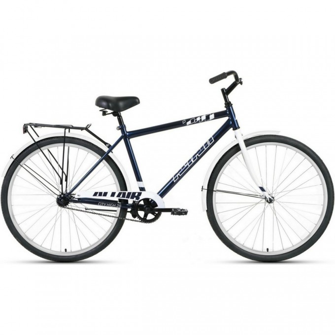 Велосипед ALTAIR CITY 28 HIGH 28", рама 19", 2020-2021, темно-синий/белый RBKT1YN81013