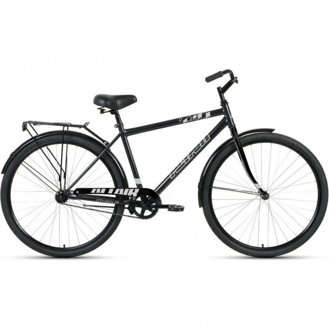 Велосипед ALTAIR CITY 28 HIGH 28", рама 19", темно-серый/серебристый, 2022 RBK22AL28018