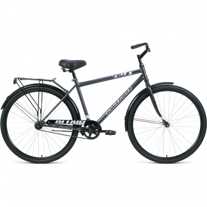 Велосипед ALTAIR CITY 28 HIGH 28", рама 19", темно-серый/серебристый, 2023 RB3C8100EDGYXSR