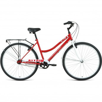 Велосипед ALTAIR CITY 28 LOW 3.0 19 Красный / Белый 2021