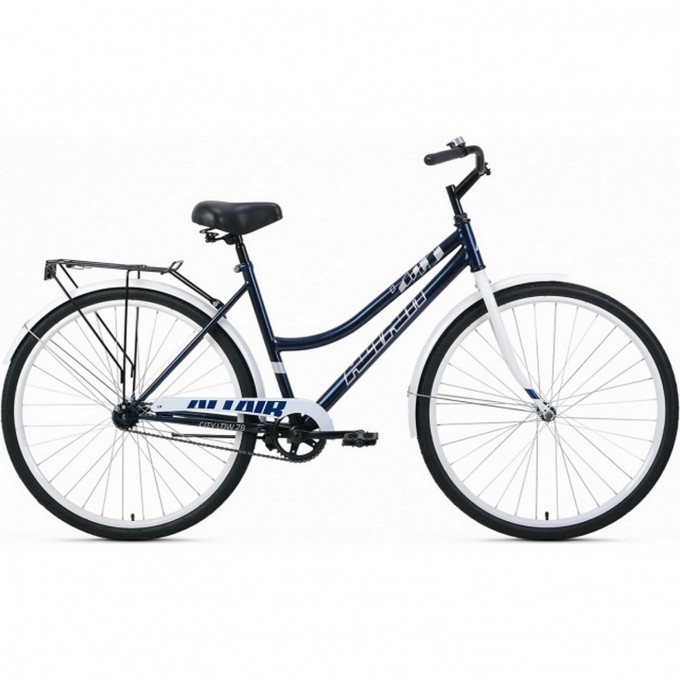 Велосипед ALTAIR CITY 28 LOW рама 19", темно-синий/белый 2023 RB3C8100FDBUXWH