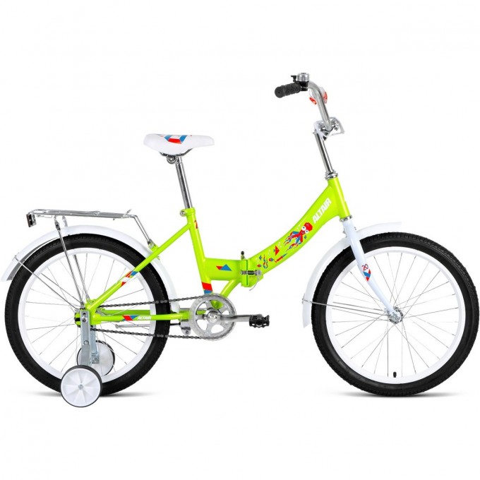 Велосипед ALTAIR CITY KIDS 20 COMPACT 13 Зеленый 2021 CITYKIDS20COMPACT13green21