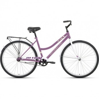 Велосипед ALTAIR CITY LOW 28, рама 19", фиолетовый/белый, 2023