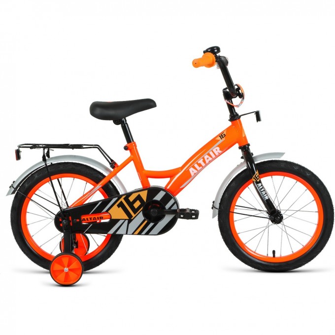 Велосипед ALTAIR KIDS 16 Оранжевый / Белый 2022 KIDS16orange/white22