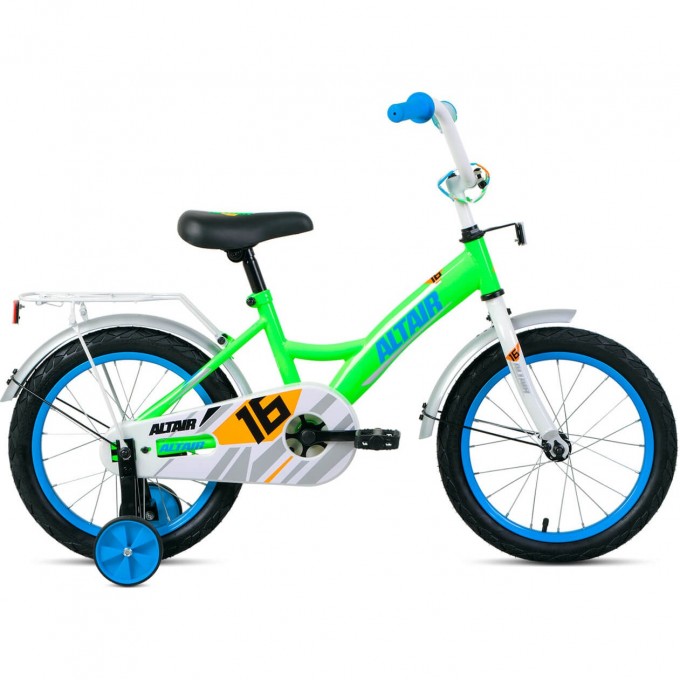 Велосипед ALTAIR KIDS 16 Зеленый / Синий 2021 KIDS16green/blue21