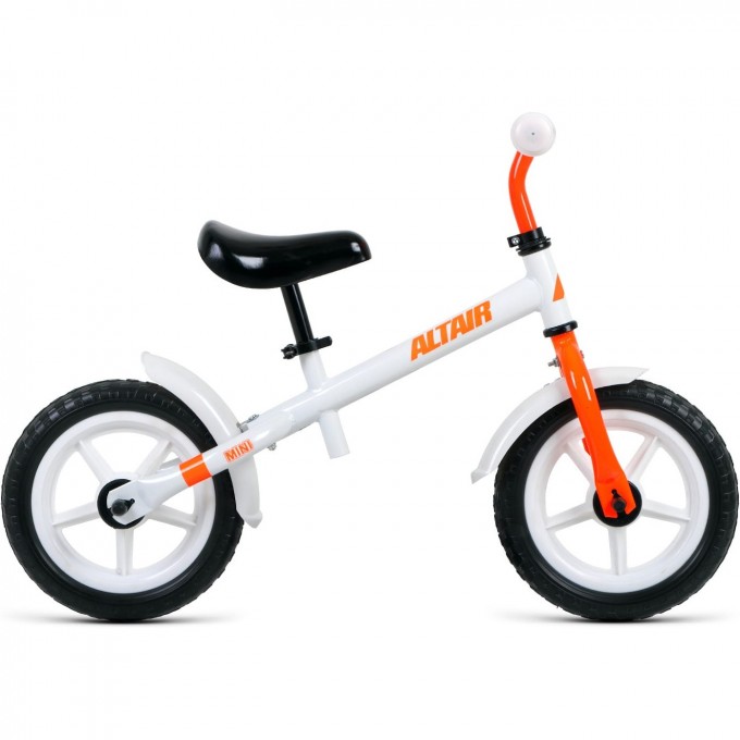 Велосипед ALTAIR MINI 12 Белый / Оранжевый 2021 1BKT1R1AX007