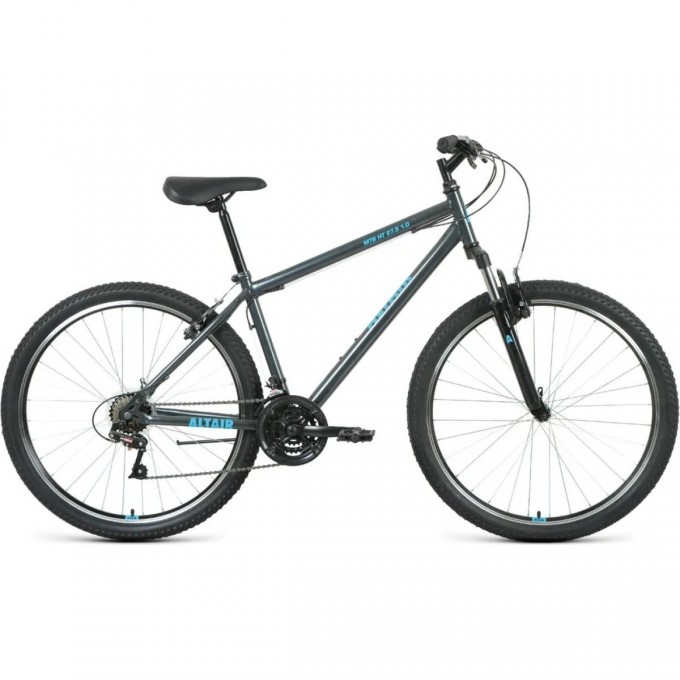 Велосипед ALTAIR MTB 27.5, рама 17", темно-серый/мятный, 2021 1BKO1M17E002