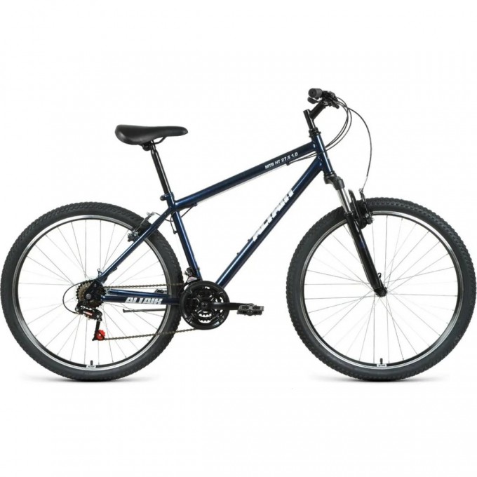 Велосипед ALTAIR MTB 27.5, рама 17", темно-синий/серебристый, 2021 1BKO1M17E001
