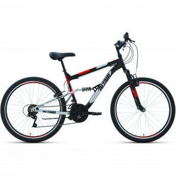 Велосипед ALTAIR MTB FS 26 1.0 16 Черный / Красный 2020