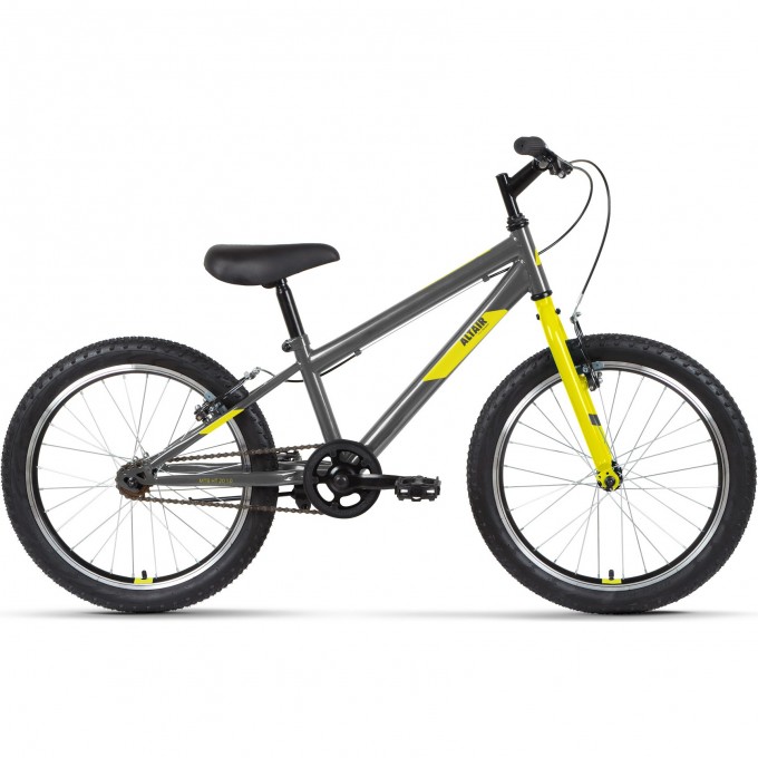 Велосипед ALTAIR MTB HT 20 1.0 10,5 Серый / Желтый 2022 MTBHT201.010.5grey/yellow22
