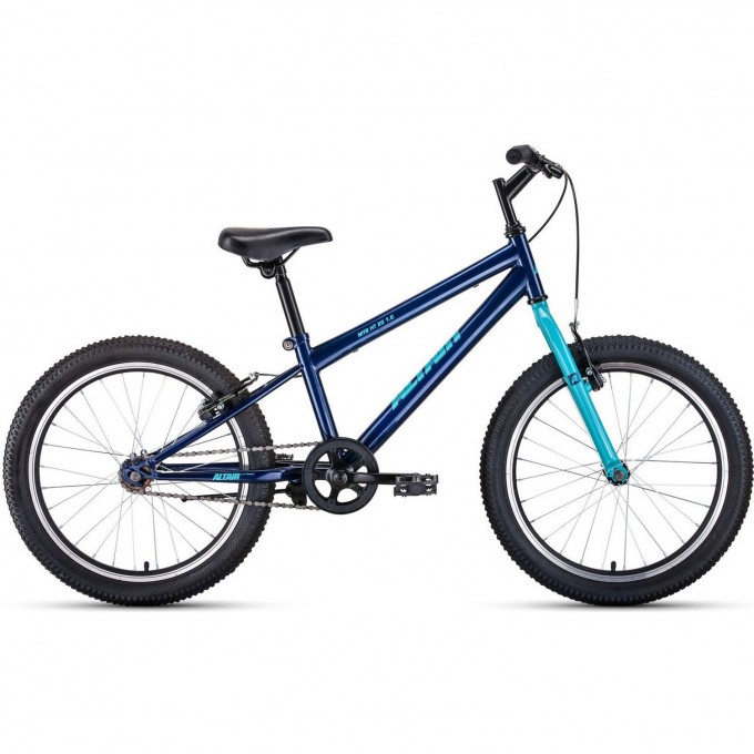 Велосипед ALTAIR MTB HT 20 1.0 10,5 Синий / Бирюзовый 2020 MTBHT201.010.5blue/turquoise20