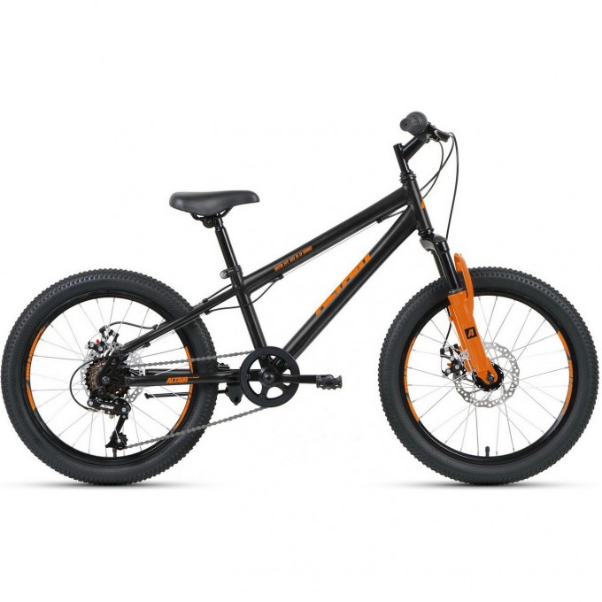 Велосипед ALTAIR MTB HT 20 2.0 D 10,5 Черный / Оранжевый 2021 MTBHT202.0D10.5black/orange21