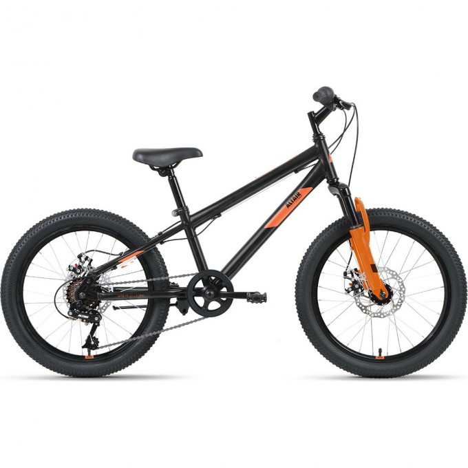 Велосипед ALTAIR MTB HT 20 2.0 D 10,5 Черный / Оранжевый 2022 MTBHT202.0D10.5black/orange22