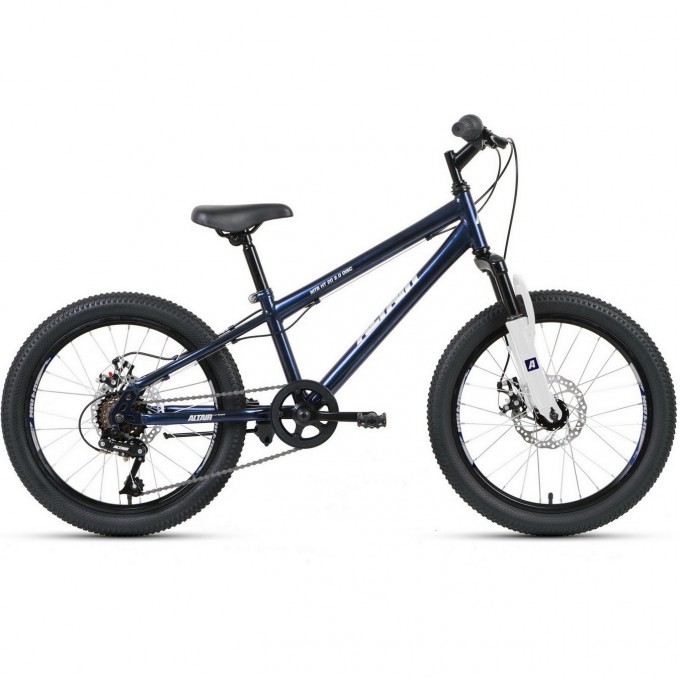 Велосипед ALTAIR MTB HT 20 2.0 D 10,5 Синий / Серебристый 2021 MTBHT202.0D10.5blue/silver21