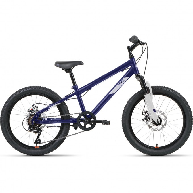 Велосипед ALTAIR MTB HT 20 2.0 D 20", рама 10.5", темно-синий/серебристый, 2022 IBK22AL20081