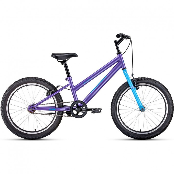 Велосипед ALTAIR MTB HT 20 LOW 10,5 Фиолетовый / Голубой 2020 MTBHT20LOW10.5violet/blue20