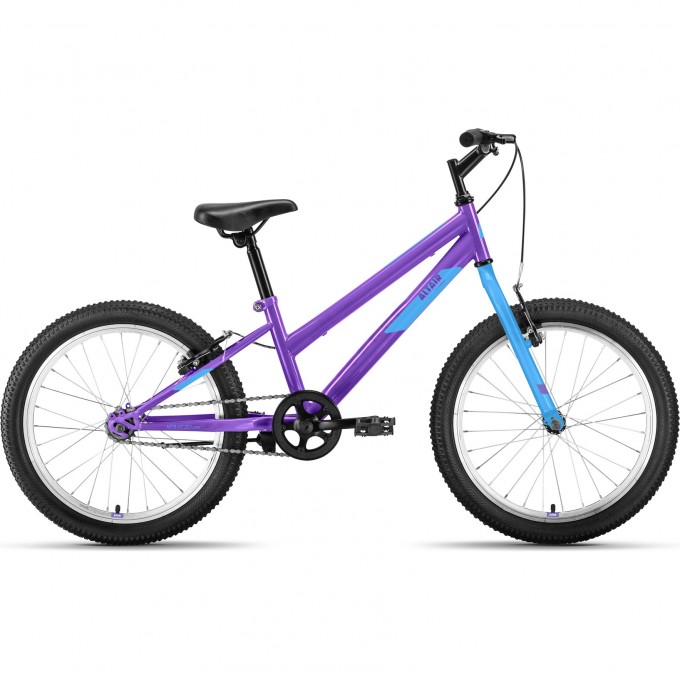 Велосипед ALTAIR MTB HT 20 LOW 10,5 Фиолетовый / Голубой 2022 MTBHT20LOW10.5violet/blue22
