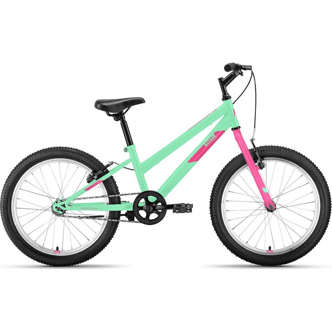 Велосипед ALTAIR MTB HT 20 LOW 10,5 Мятный / Розовый 2022 MTBHT20LOW10.5mint/pink202