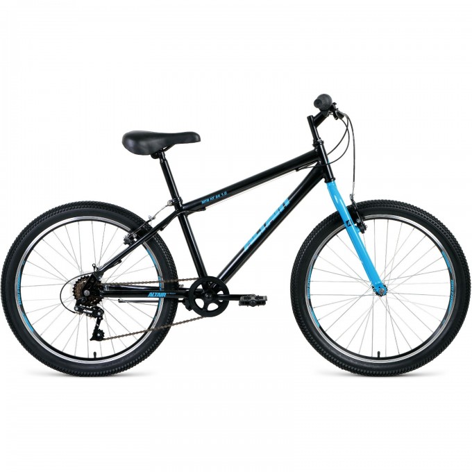 Велосипед ALTAIR MTB HT 24 1.0 12 Черный / Голубой 2020 MTBHT241.012black/blue20