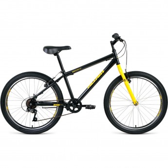 Велосипед ALTAIR MTB HT 24 1.0 12 Черный / Желтый 2020