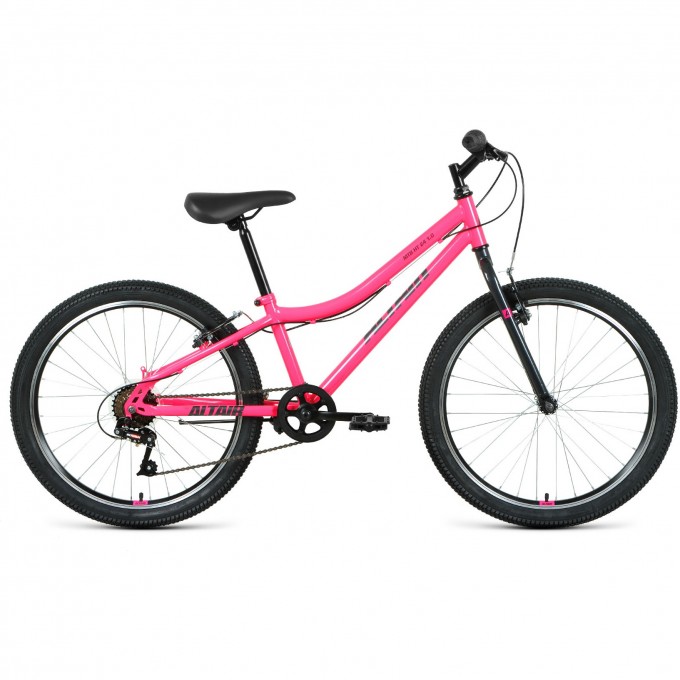 Велосипед ALTAIR MTB HT 24 1.0 12 Розовый / Серый 2021 MTBHT241.012pink/grey21