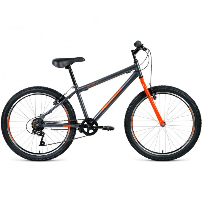Велосипед ALTAIR MTB HT 24 1.0 12 Серый / Оранжевый 2020 MTBHT241.012grey/orange20