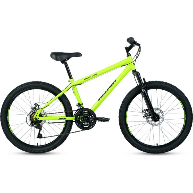 Велосипед ALTAIR MTB HT 24 2.0 D 14 Зеленый / Черный 2020 MTBHT242.0D14green/black20