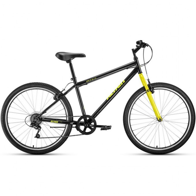 Велосипед ALTAIR MTB HT 26 1.0 17 Черный / Желтый 2020 MTB HT261.017black/yellow20