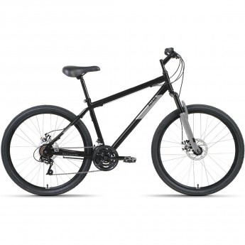 Велосипед ALTAIR MTB HT 26 2.0 D 26", рама 17", черный/серый, 2022