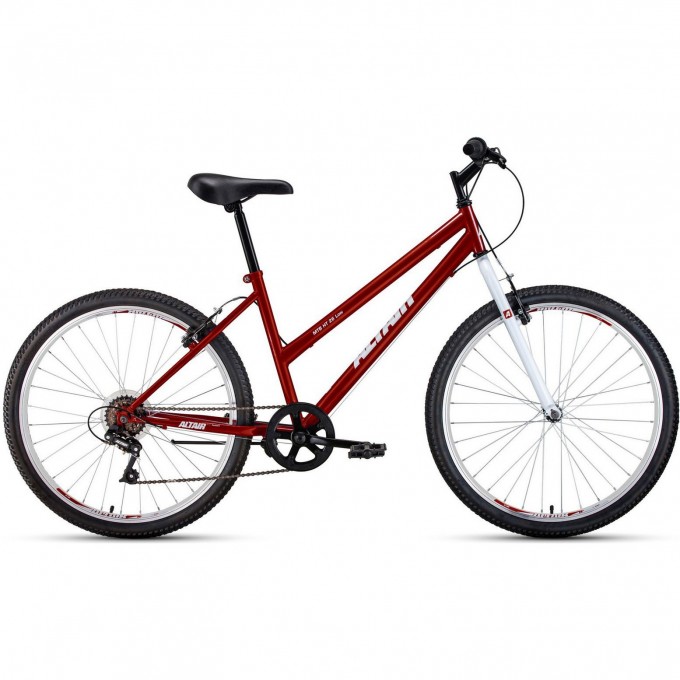 Велосипед ALTAIR MTB HT 26 LOW 15 Красный / Белый 2020 MTBHT26LOW15red/white20