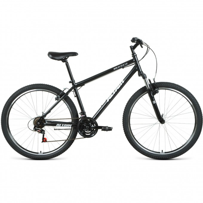 Велосипед ALTAIR MTB HT 27,5 1.0 17 Черный / Серебристый 2021 MTB HT27.51.017black/silver21