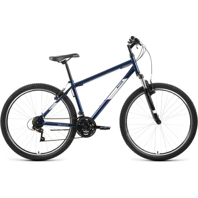 Велосипед ALTAIR MTB HT 27,5 1.0 27,5", рама 17", темно-синий/серебристый, 2022 RBK22AL27130