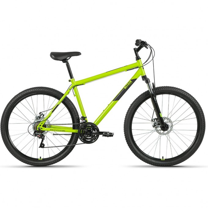 Велосипед ALTAIR MTB HT 27,5 2.0 D 17 Зеленый / Черный 2022 MTB HT27.52.0D17green/black22
