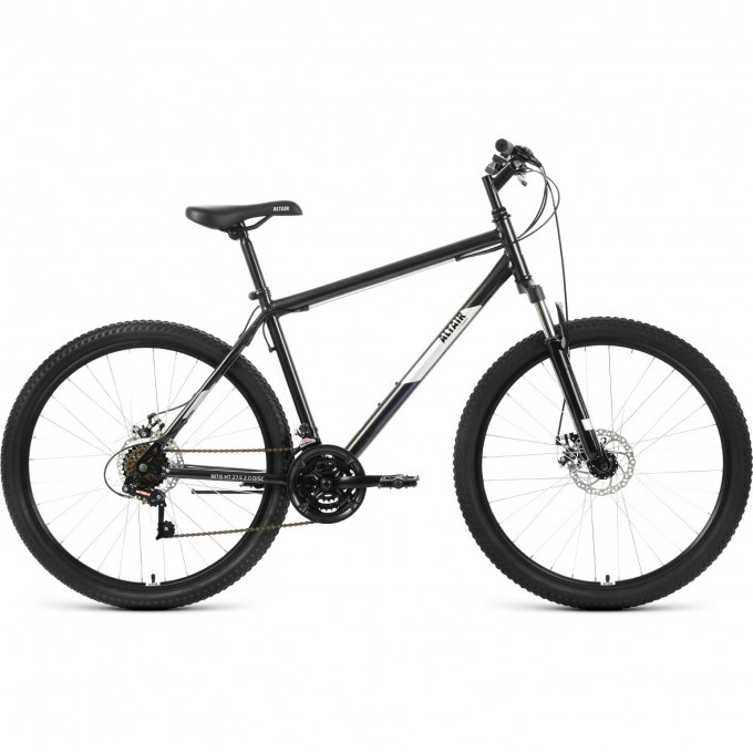 Велосипед ALTAIR MTB HT 27,5 2.0 D 27,5", рама 17", черный/серебристый, 2022 RBK22AL27138
